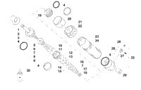 Rear Suspension Front Arm Shock Absorber