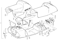 Gas Tank, Seat, And Taillight Assembly