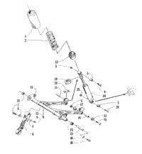 Rear Suspension Front Arm Assembly