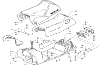 Gas Tank, Seat, And Taillight Assembly