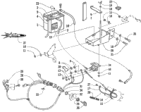 Battery, Solenoid, And Cables (Optional)