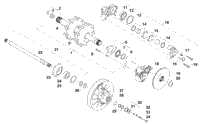 Drive Train Shafts And Brake Assemblies
