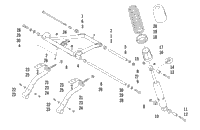 Rear Suspension Front Arm Assembly