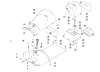Gas Tank And Seat Assembly