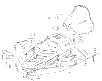 Hood And Windshield Assembly