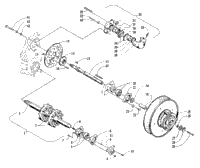 Drive Train Shafts And Brake Assemblies