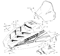 Hood And Windshield Assembly