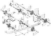 Rear Suspension Axle Assembly