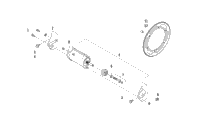 Electric Start - Starter Motor Assembly