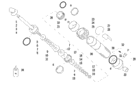 Rear Suspension Front Arm Shock Absorber