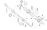 Rear Suspension Front Arm Shock Absorber