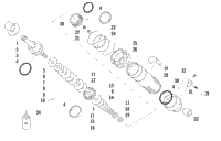Rear Suspension Front Arm Shock Absorber