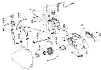 Oil/Water Tank, Carburetor, And Silencer Assemblies