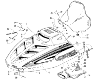 Hood And Windshield Assembly