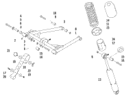 Rear Suspension Front Arm Assembly