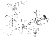 Oil Tank, Carburetor, Fuel Pump, And Silencer