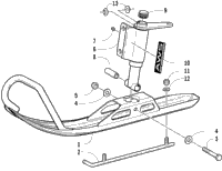 Ski And Spindle Assembly