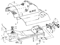 Gas Tank, Seat, And Taillight Assemblies