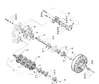 Drive Train Shafts And Brake Assemblies