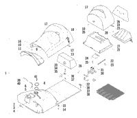 Gas Tank And Seat Assembly