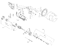 Electric Start - Starter Motor Assembly