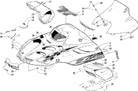 Hood And Windshield Assembly