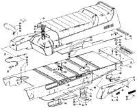 Tunnel, Gas Tank And Seat