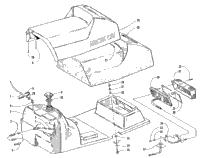 Gas Tank, Seat, Taillight Assembly