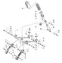 Rear Suspension Front Arm Assembly