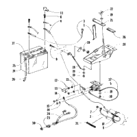 Battery, Solenoid, And Cables