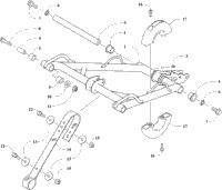Rear Suspension Front Arm Assembly