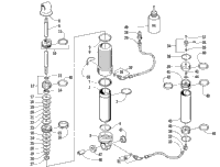 Rear Suspension Front Arm Shock Absorber (Le)
