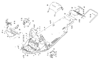 Chassis, Rear Bumper, And Snowflap Assembly
