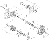 Drive Train Shafts And Brake Assemblies