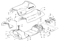 Gas Tank, Seat, And Taillight Assembly