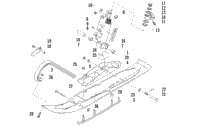 Ski And Spindle Assembly