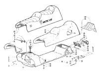 Gas Tank, Seat, And Taillight Assembly