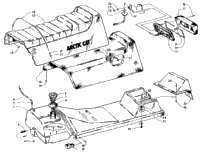 Gas Tank, Seat, And Taillight Assemblies