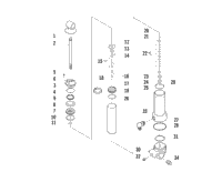 Rear Suspension Front Arm Shock Absorber