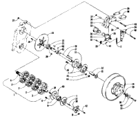 Drive Train Shafts And Brake Assemblies