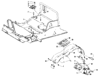 Front Frame And Footrest Assembly