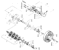 Drive Train Shafts And Brake Assemblies