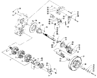 Drive Train Shafts And Brake Assemblies
