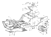 Front Frame And Footrest Assembly