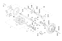 Drive Train Shafts And Brake Assemblies