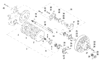 Drive Train Shafts And Brake Assemblies