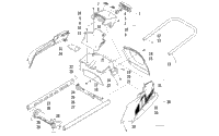 Rear Bumper, Rack Rail, Snowflap, And Taillight Assembly