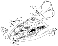 Hood And Windshield Assembly