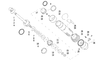 Rear Suspension Front Arm Shock Absorber
