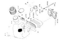 Air Silencer, Carburetor, And Fuel Pump Assembly